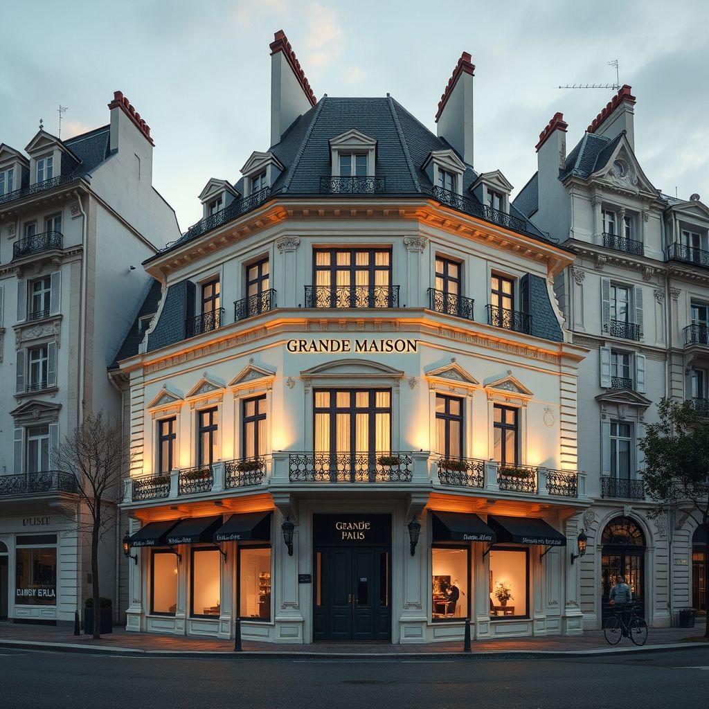 การเปลี่ยนแปลงของตัวละครเอกใน Grande Maison Paris